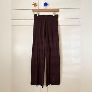 Set of Two Waffle Knit Wide-Leg Lounge Pants